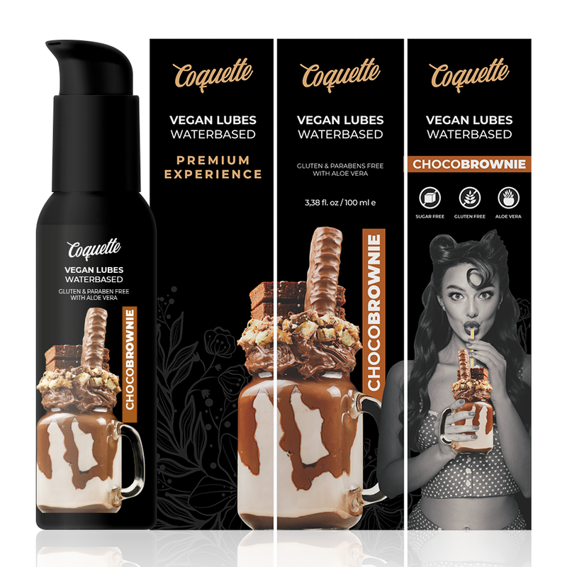Veganes Gleitgel Chocobrownie Premium Erlebnis 100ml
