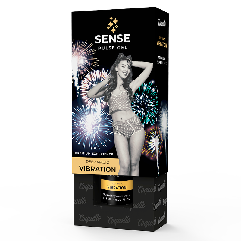Vibrierender Puls Erdbeere Premium Flüssiggel 6ml