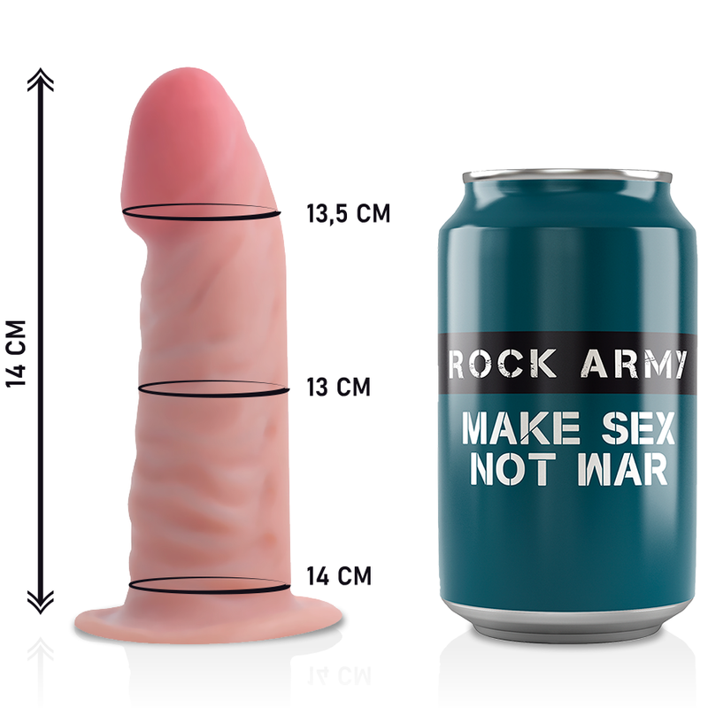 Harness + realistischer Tigerdildo mit doppelter Dichte 14 cm -o- 4,46 cm