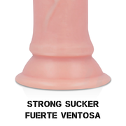 Harness + realistischer Tigerdildo mit doppelter Dichte 14 cm -o- 4,46 cm