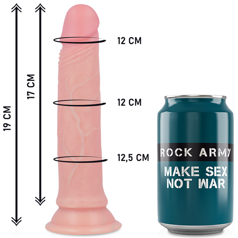 Avenger Premium Flüssigsilikon-Harness + Dildo 19 cm -o- 3,98 cm