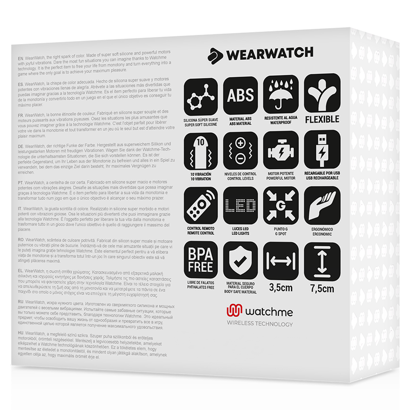 Watchme Technology Egg Fernbedienung Blau/Pink