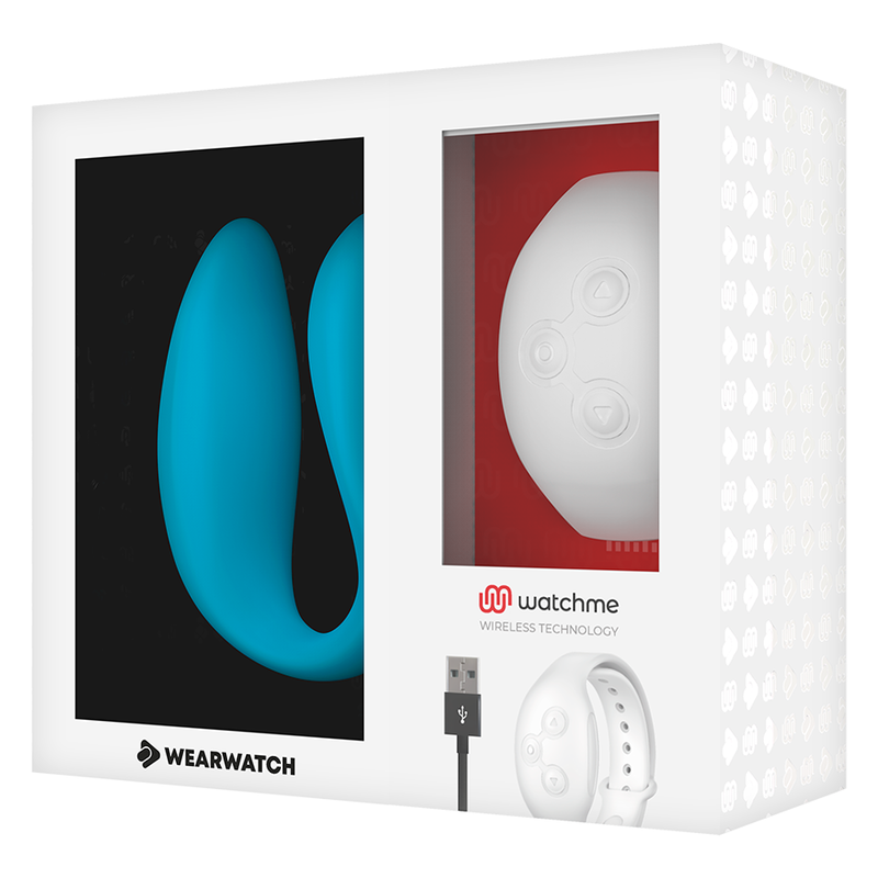 Watchme Dual-Technologie-Vibrator Indigo/Schnee