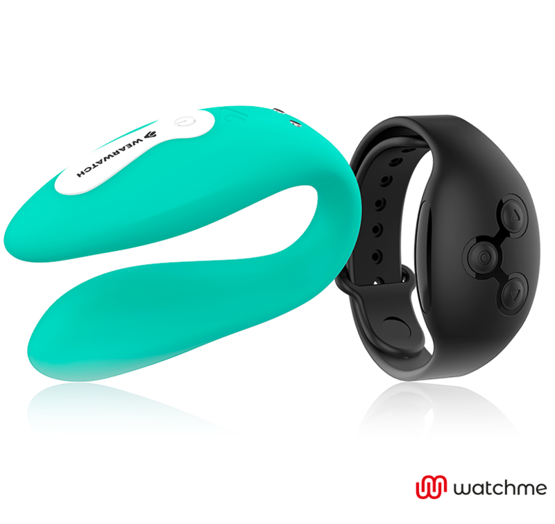 Watchme Aquamarine/Jet Dual-Technologie-Vibrator