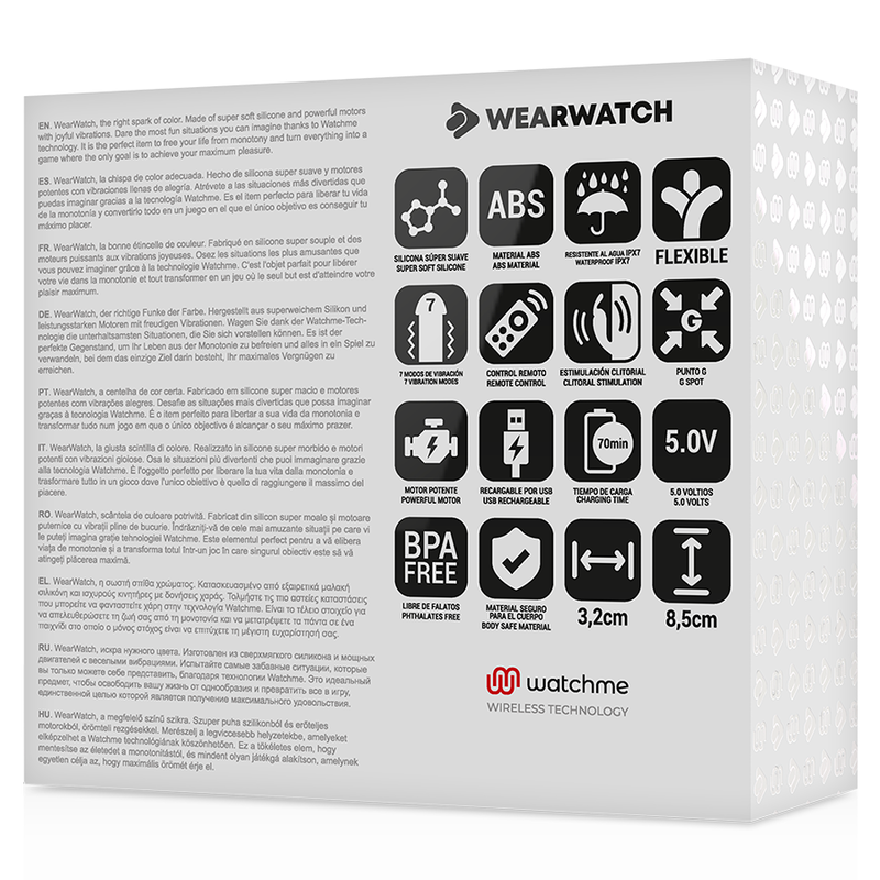 Watchme Aquamarine/Jet Dual-Technologie-Vibrator