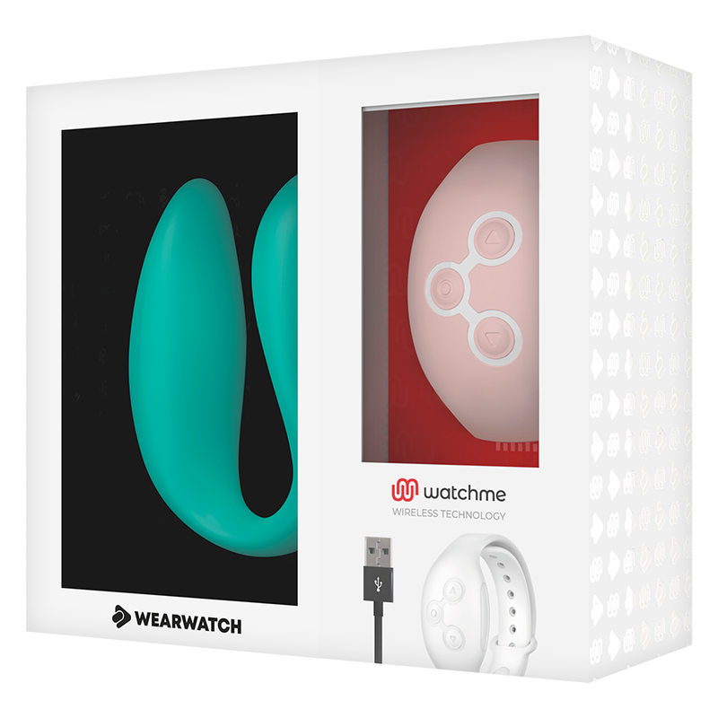 Watchme Dual-Technologie-Vibrator Meerwasser/Pink