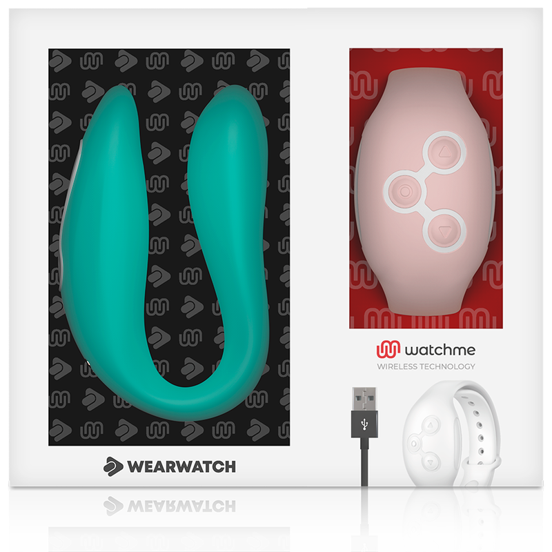 Watchme Dual-Technologie-Vibrator Meerwasser/Pink