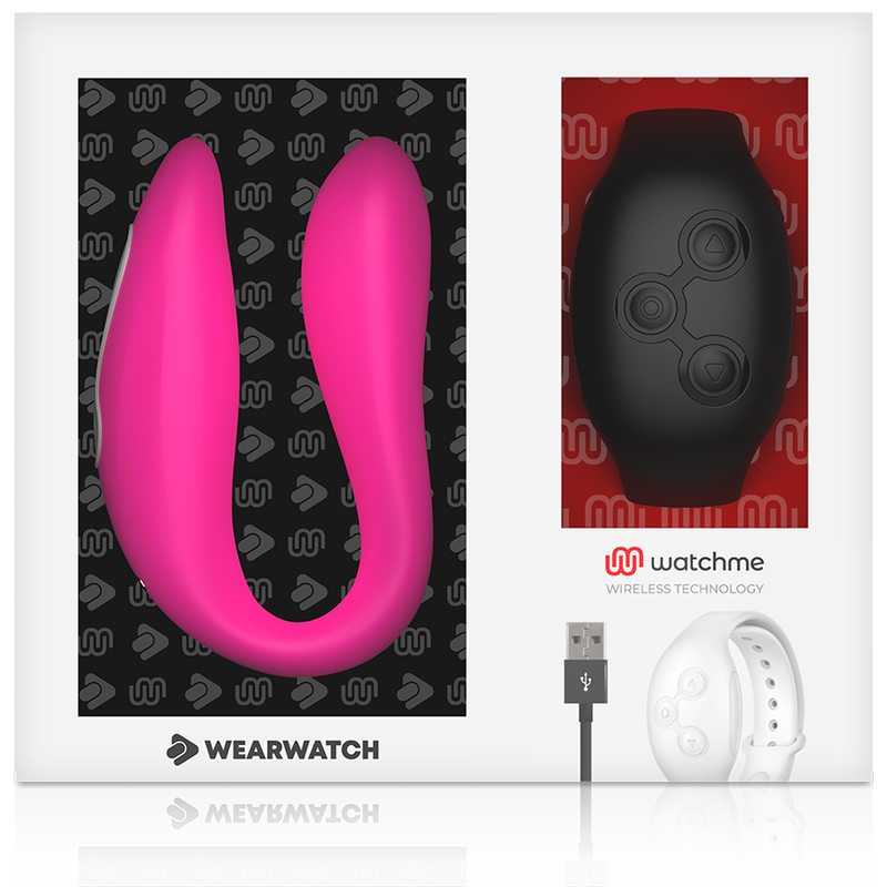 Watchme Fuchsia/Azabache Vibrator mit Dual-Technologie