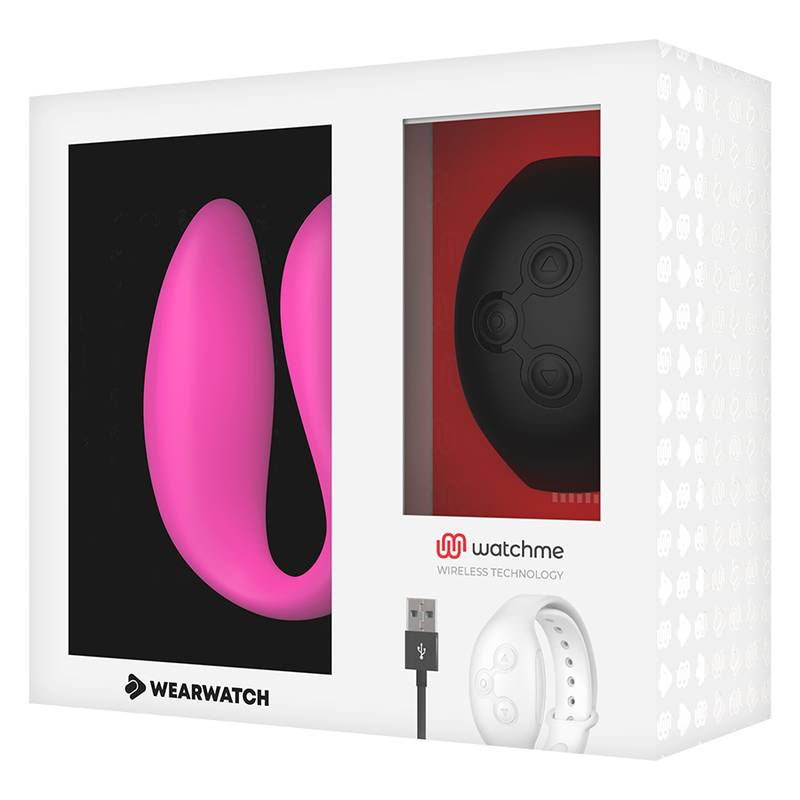 Watchme Fuchsia/Azabache Vibrator mit Dual-Technologie