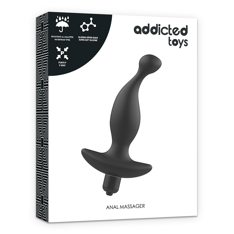 Analmassagegerät mit schwarzer Vibration Modell 1