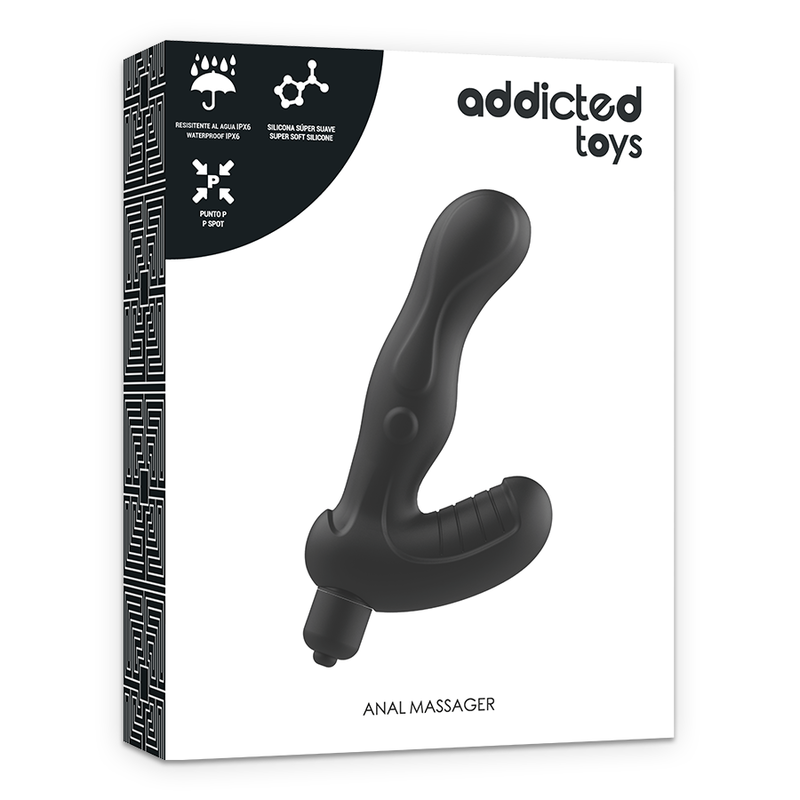 P-Punkt-Vibrator, Anal-Prostata-Stimulator aus Silikon